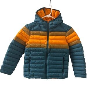 All in motion Kids Down Insulated Lightweight Puffer Jacket Sz M (8-10) Hooded